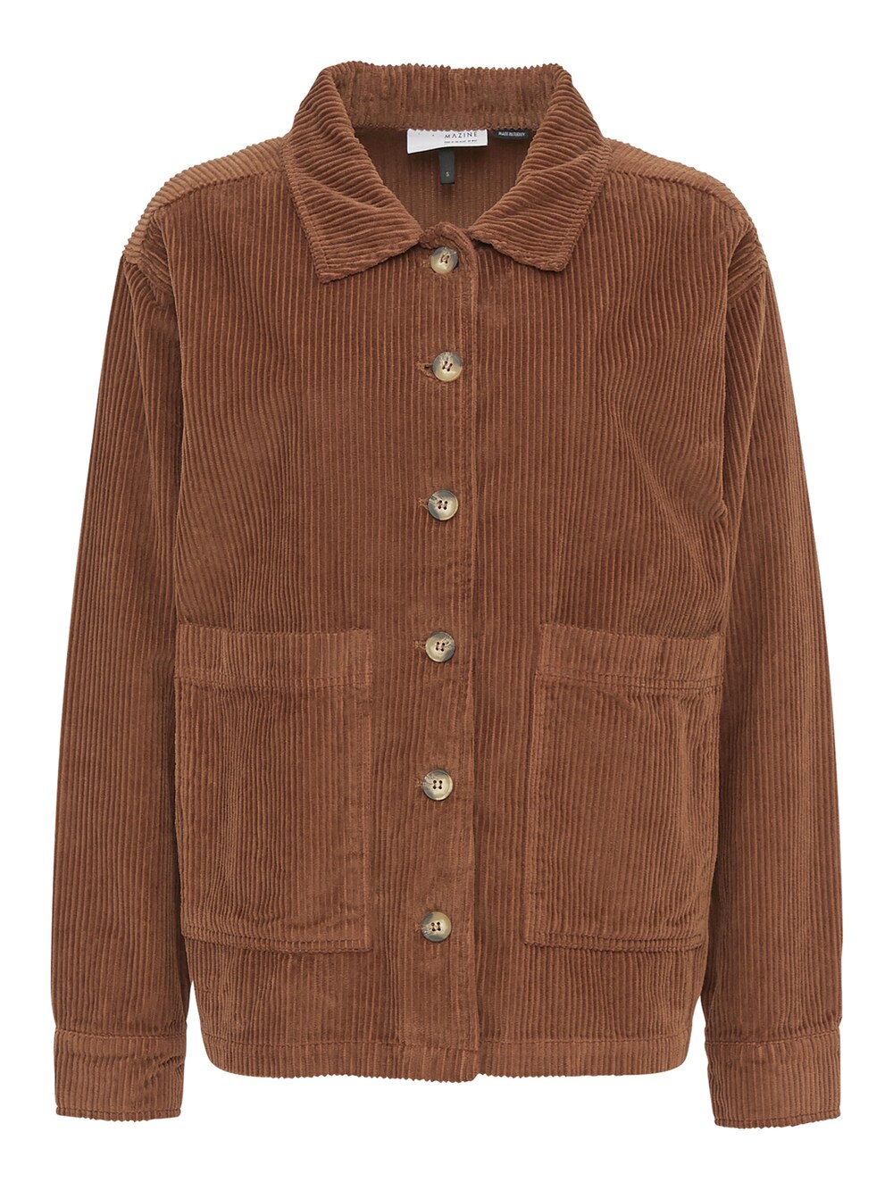 Межсезонная куртка mazine Naica Shacket, коричневый