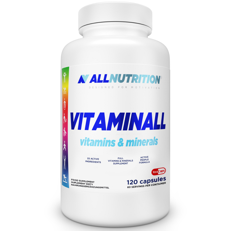 Витамины и минералы Allnutrition Vitaminall , 120 шт витамины и минералы allnutrition mag vit 20 шт