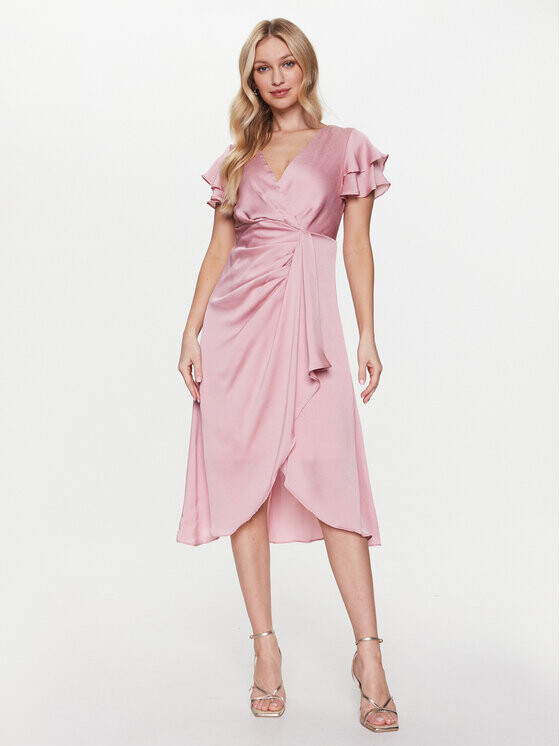 

Коктейльное платье стандартного кроя Dkny, розовый