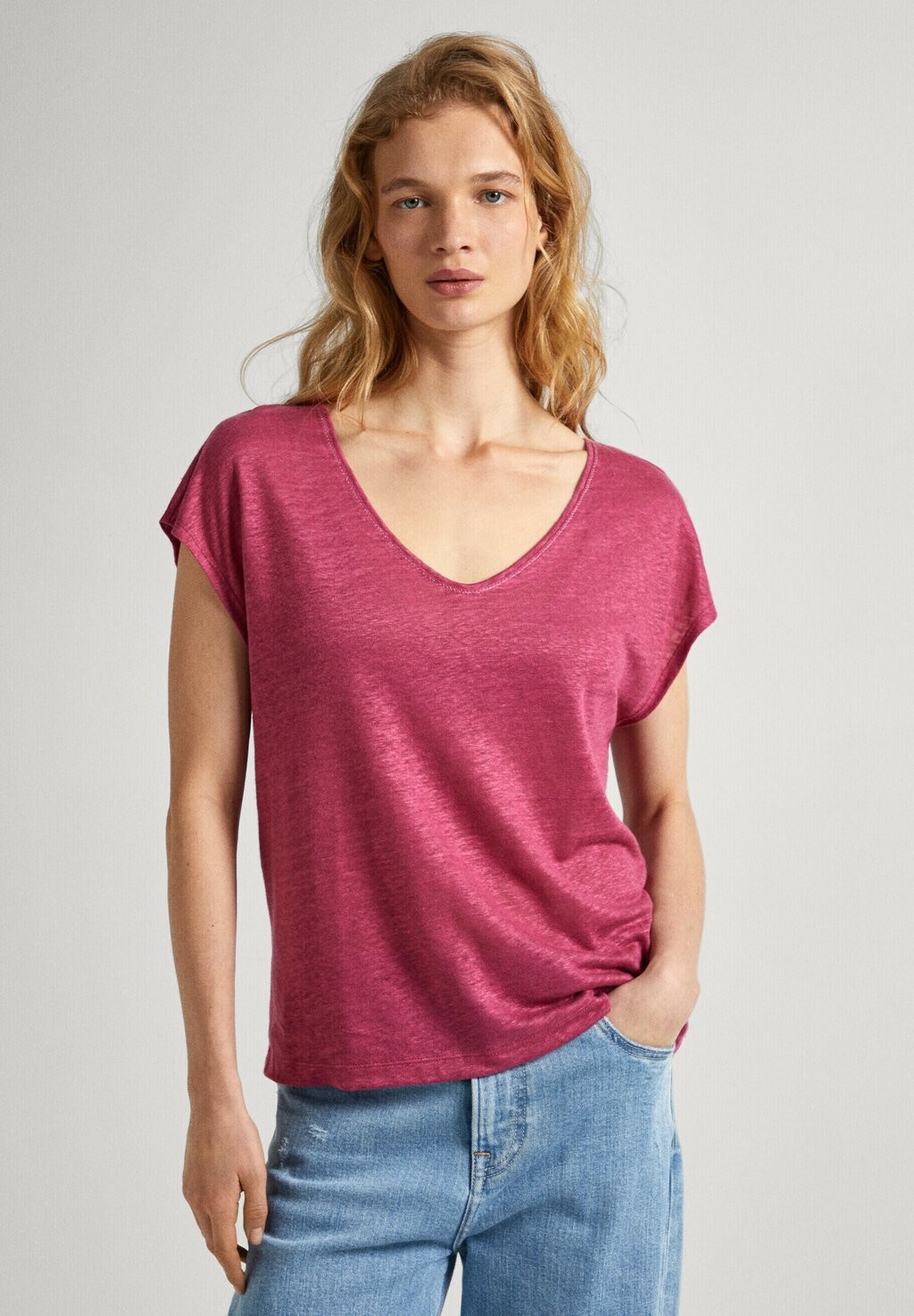 

Футболка базовая LOTTIE Pepe Jeans, цвет english rose pink