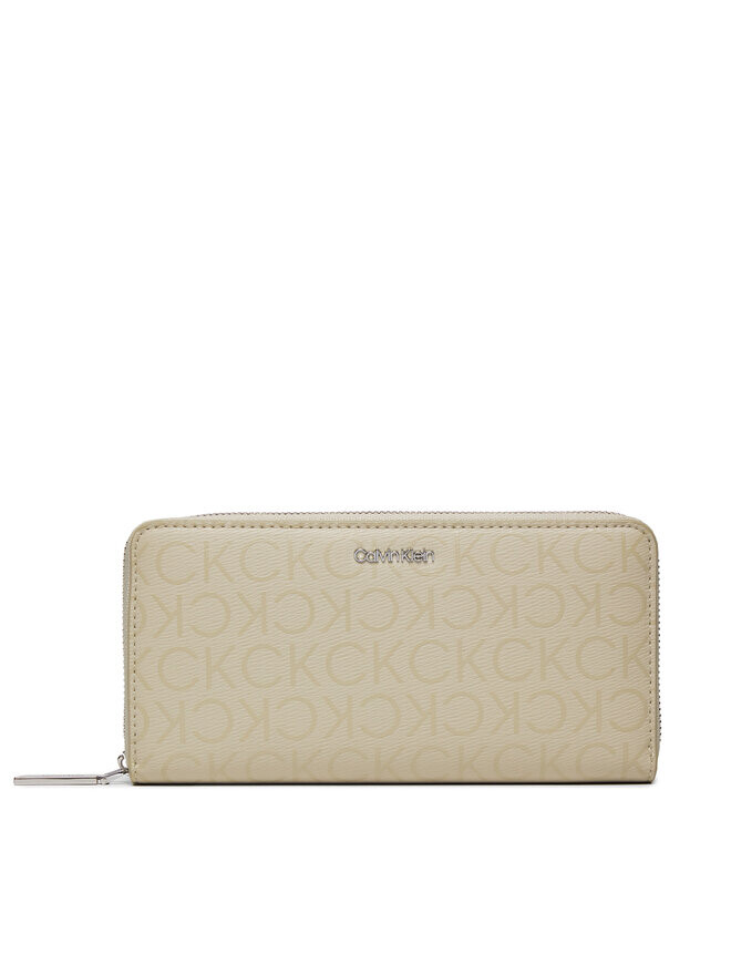 Кошелек Ck Must Lg Z/A Wallet_Epi Mono Calvin Klein, серый