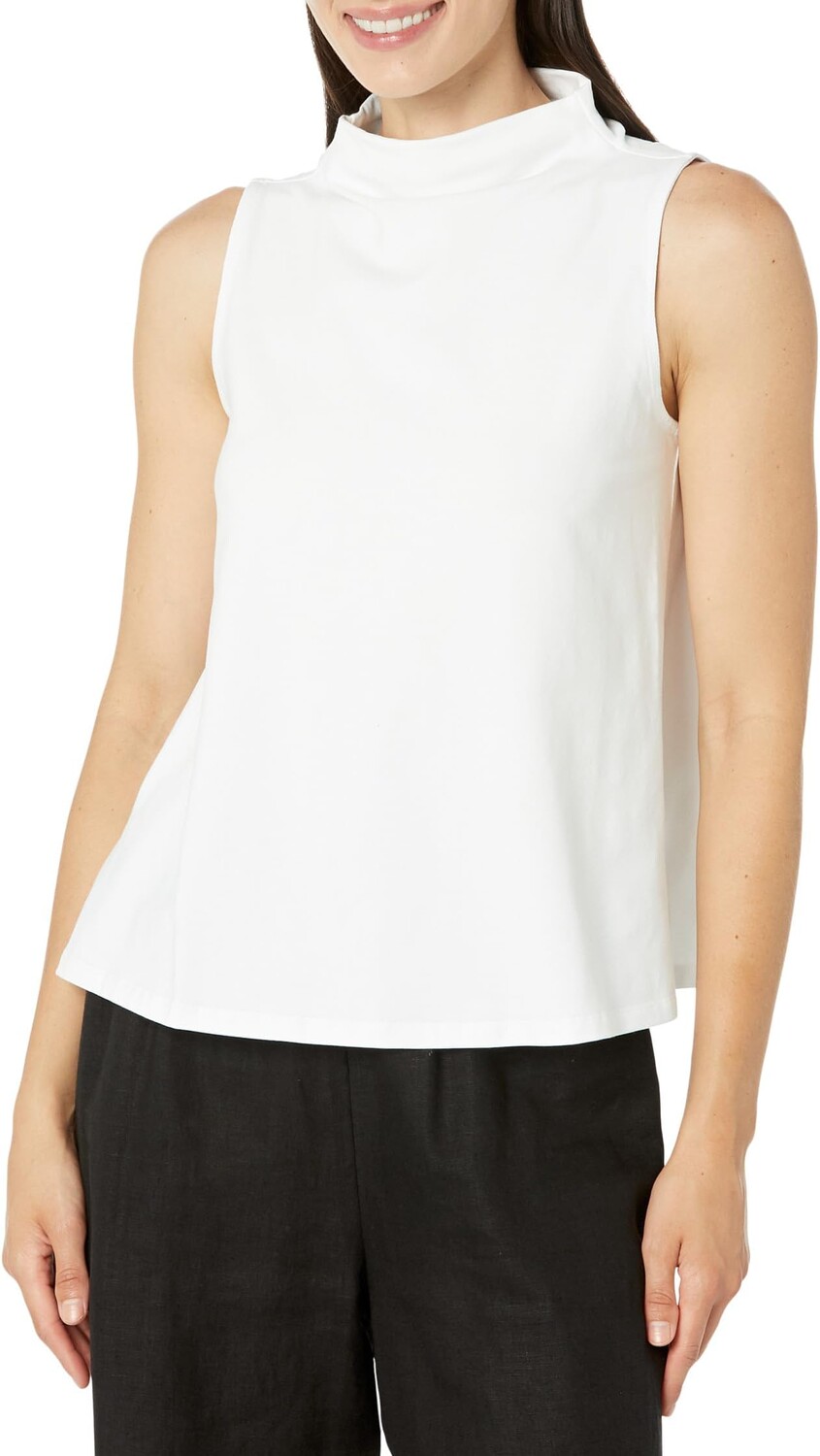 

Майка Funnel Neck Tank Eileen Fisher, белый