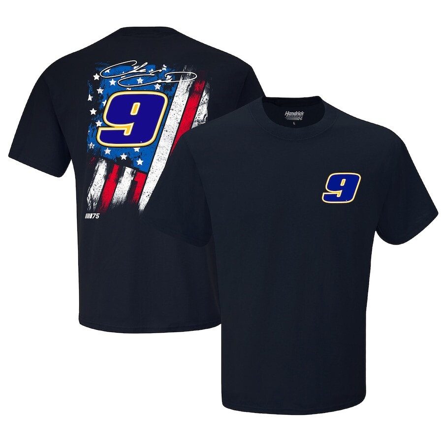 

Футболка с коротким рукавом Hendrick Motorsports Team Collection Chase Elliott, нави