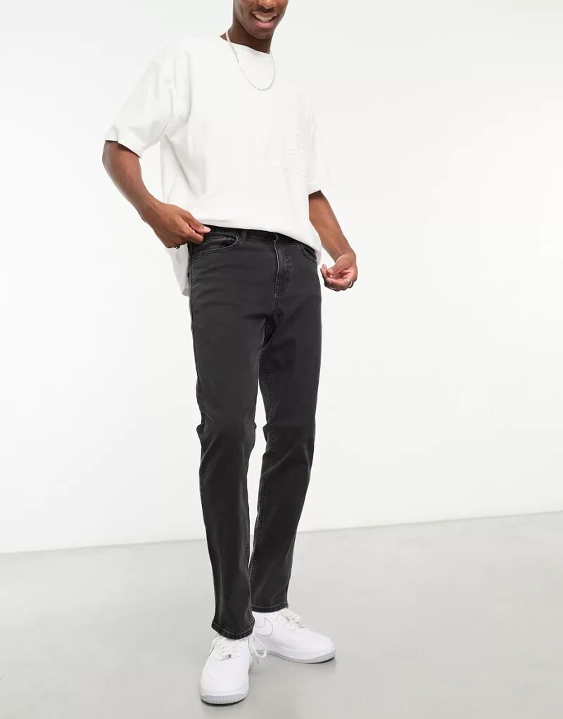 Черные узкие джинсы New Look черные узкие чиносы new look