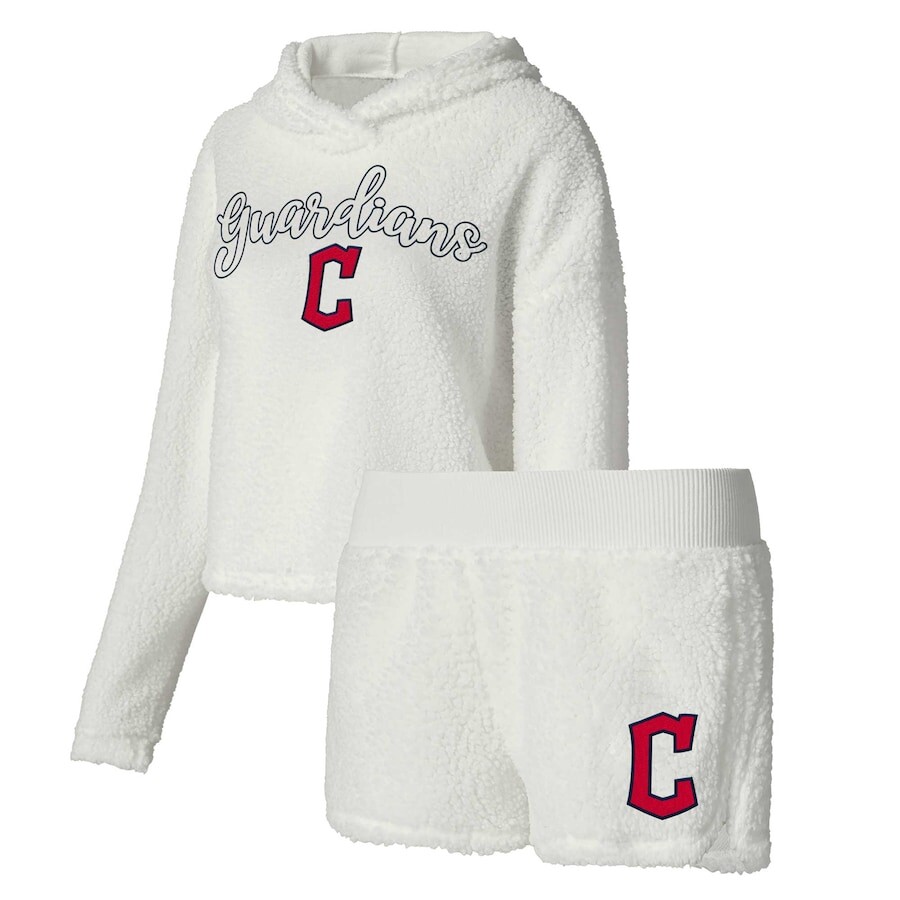 

Пижамный комплект Concepts Sport Cleveland Guardians, кремовый