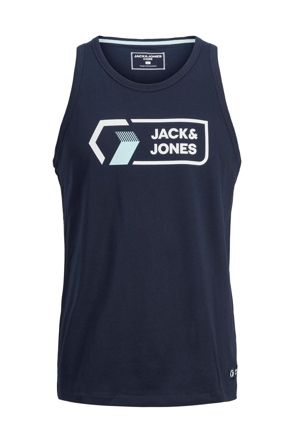 

Мужская футболка Jcologan 12214837 Jack & Jones, темно-синий