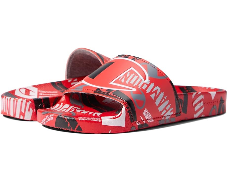 

Сандалии Champion Champion Ipo C Logo Slide Sandal, цвет Scarlet/Black/Grey