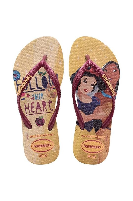 

Детские шлепанцы SLIM PRINCESS Havaianas, бежевый