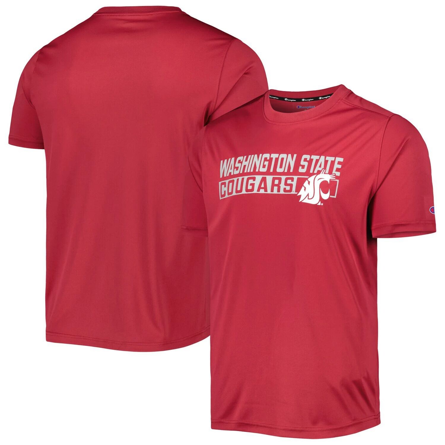 

Мужская футболка Champion Crimson Washington State Cougars Impact Knockout