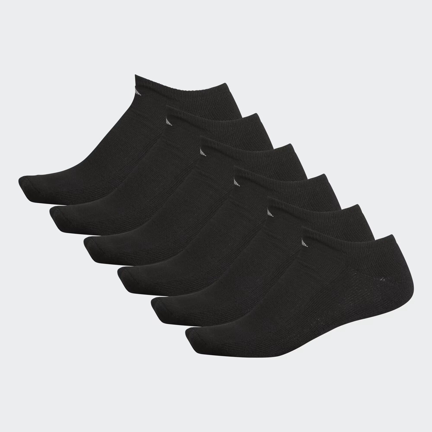 Спортивные мягкие носки для неявок, 6 пар, размер XL Adidas, Black