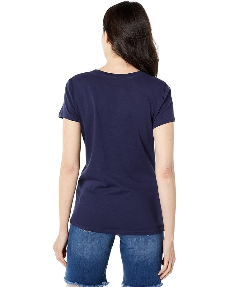 

Футболка U.S. POLO ASSN. Crew Neck Flag N Pony Graphic Tee, цвет Classic Navy