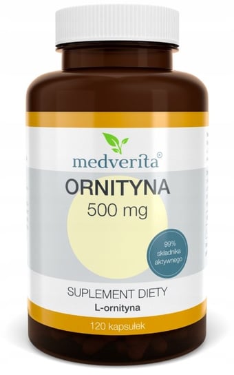 Medverita, Орнитин 500 мг для пищеварения и кишечника 120 капсул