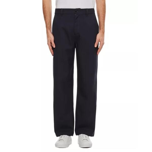 

Брюки trousers with logo waistband Marni, черный