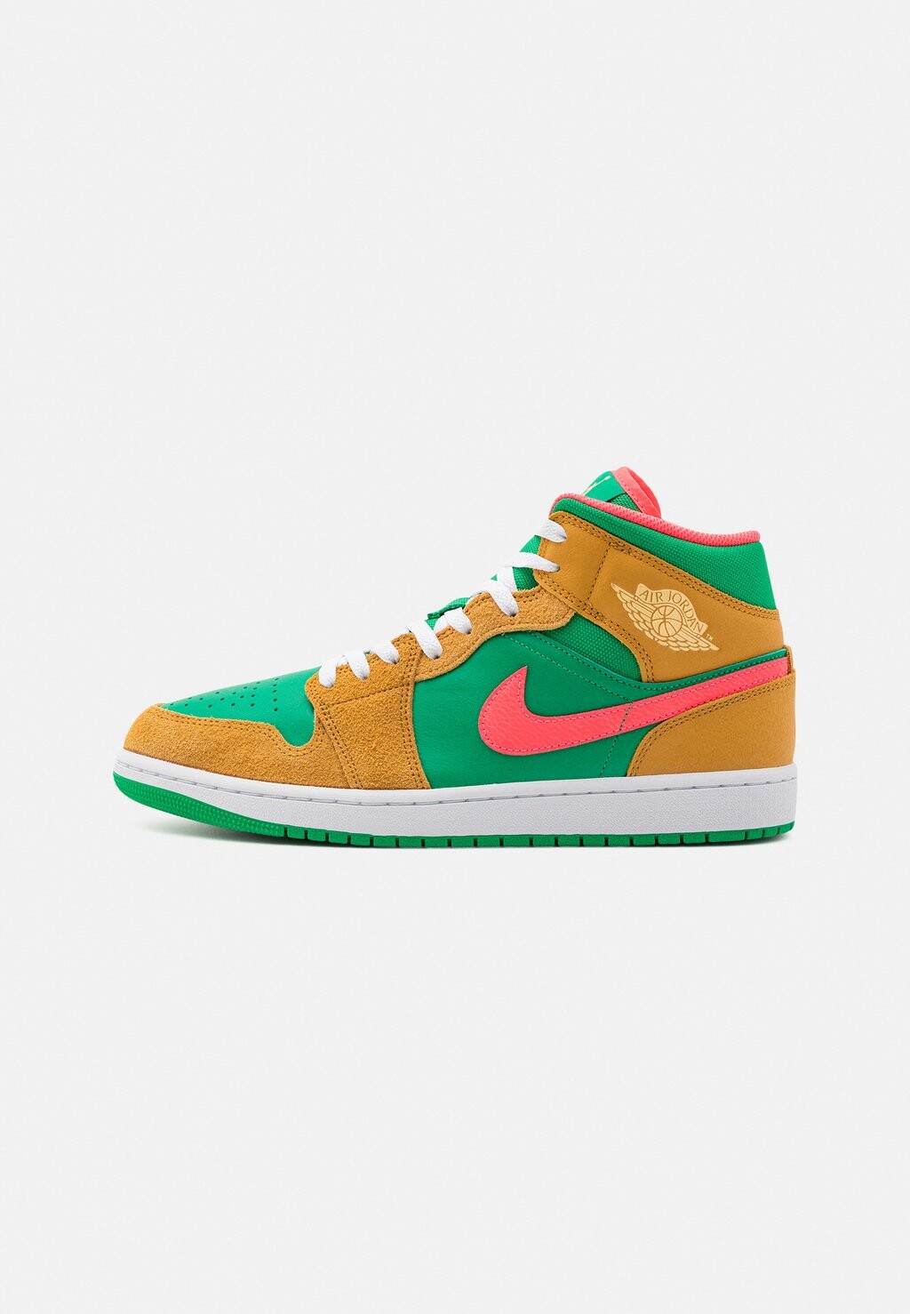

Высокие кроссовки Jordan Air Jordan 1 Mid Se, чатни / небесное золото, Желтый
