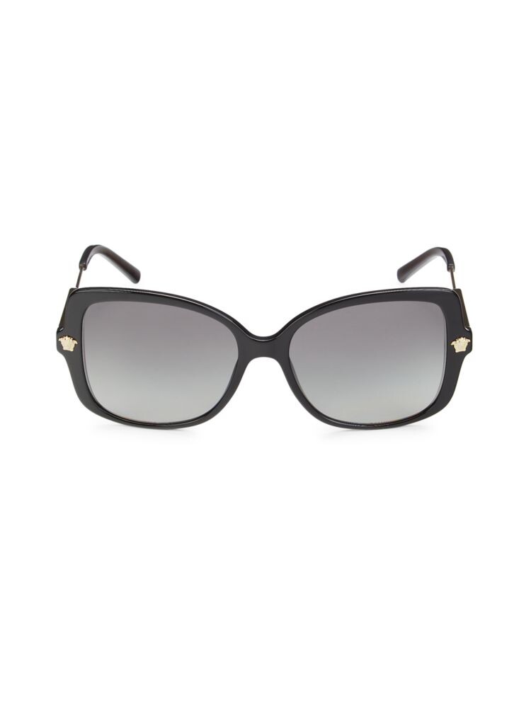 

Солнцезащитные очки-бабочки 56MM Versace, черный