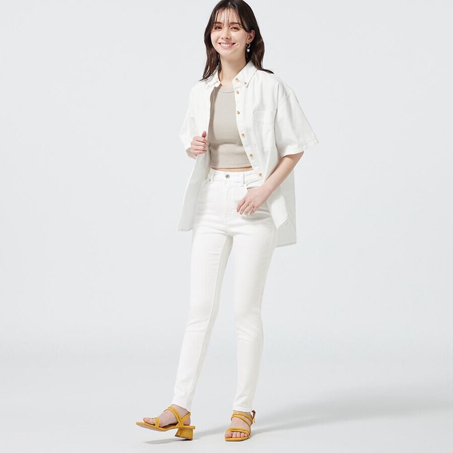 

Ультраэластичные джинсы скинни GU, белый