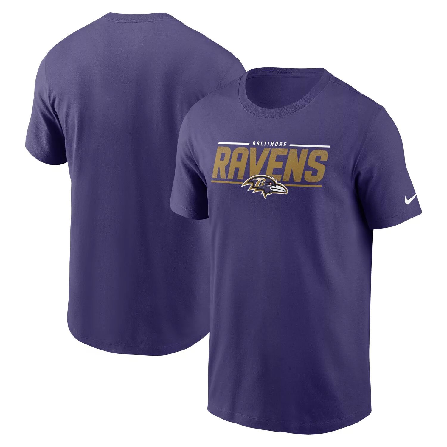 Мужская фиолетовая футболка Baltimore Ravens Muscle Nike