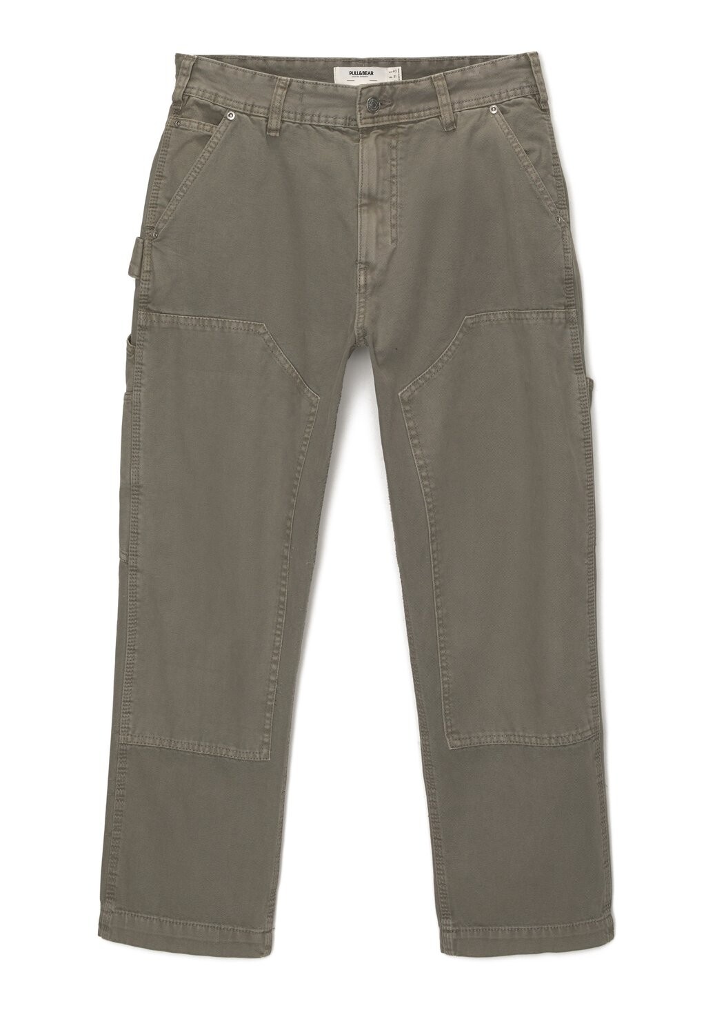 

Прямые джинсы CARPENTER PULL&BEAR, серый