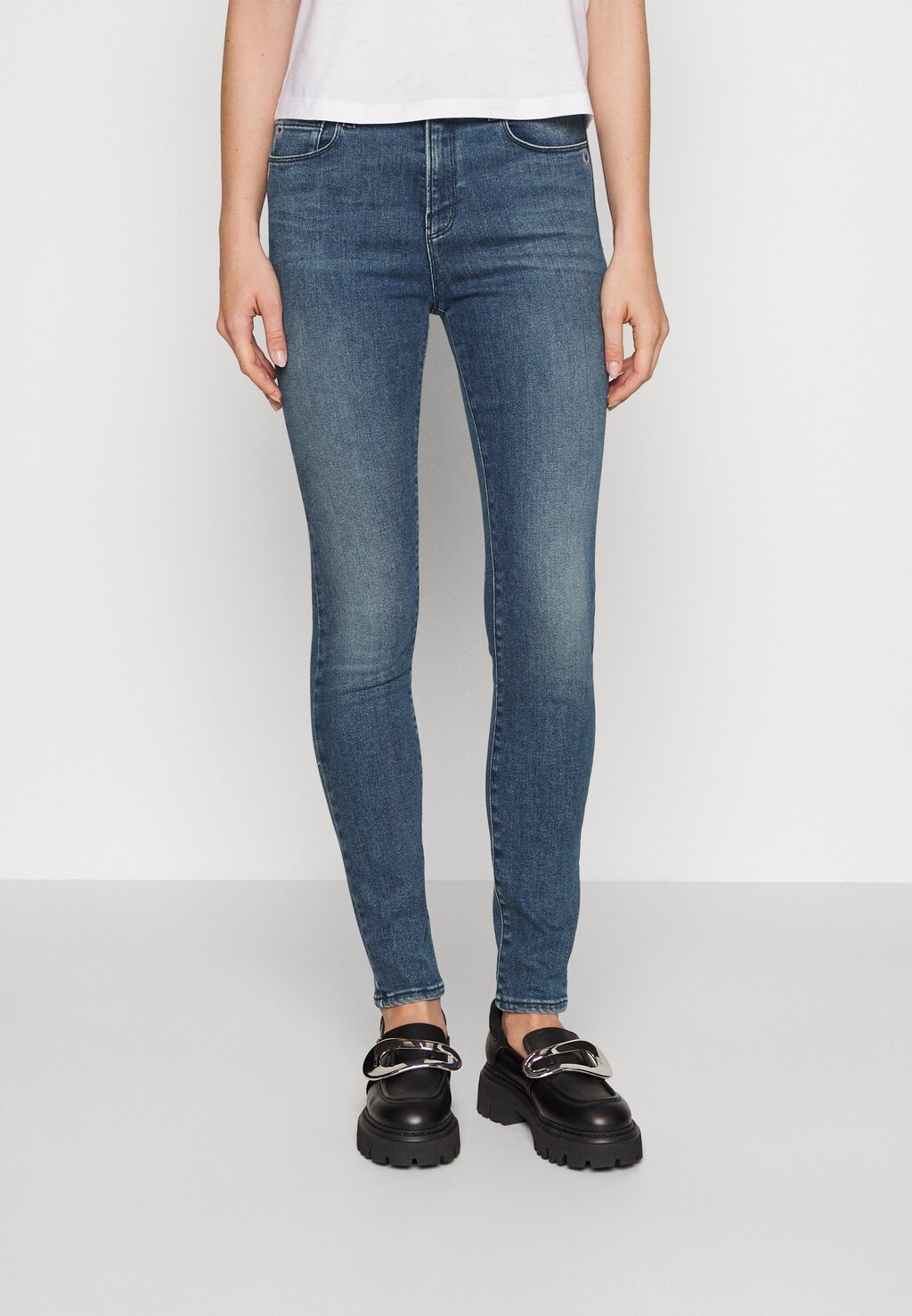 

Джинсы Skinny Fit Emporio Armani, синий