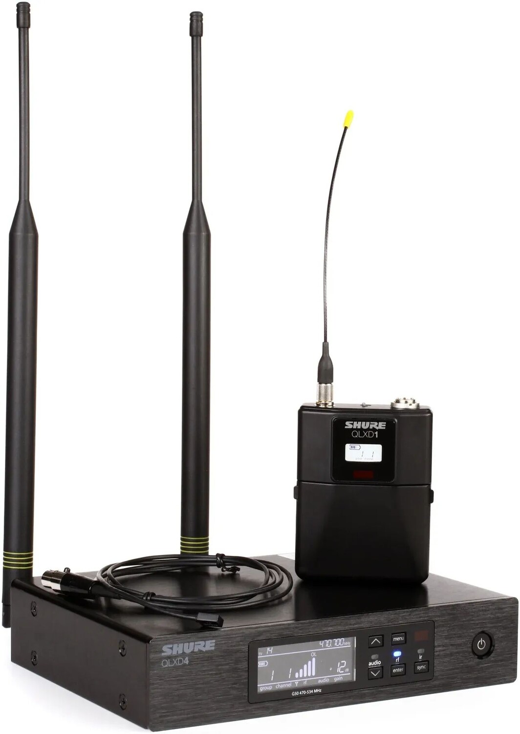 

Беспроводная петличная микрофонная система Shure QLXD14/93 — диапазон G50