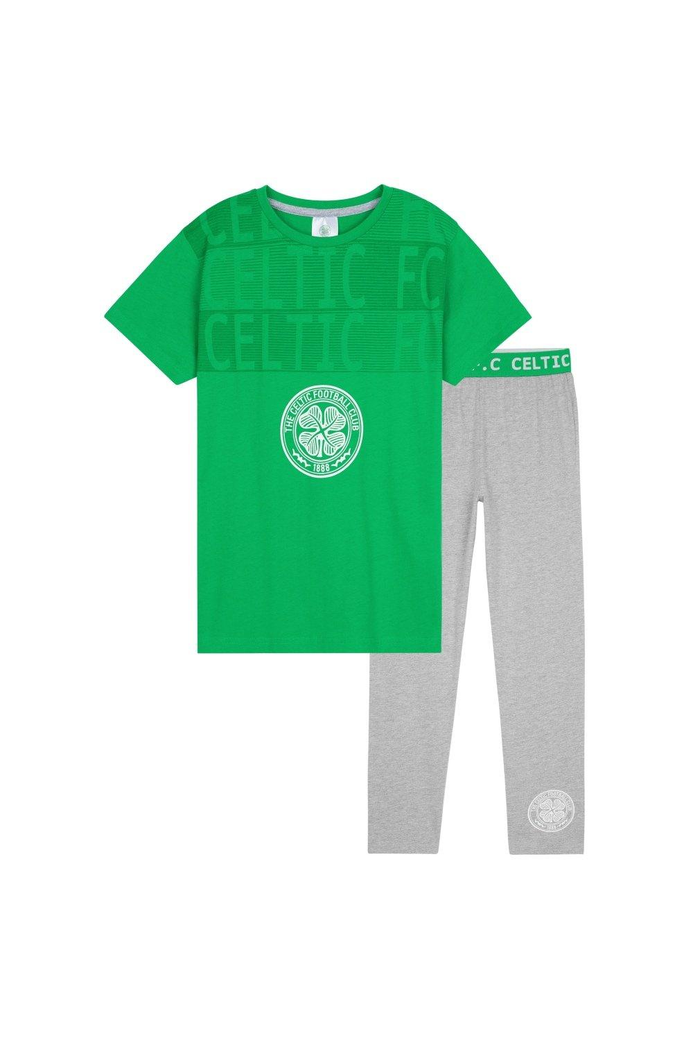 Пижамный комплект для футбольных фанатов, футболка и брюки Celtic FC, мультиколор гетры манчестер сити гостевые детские