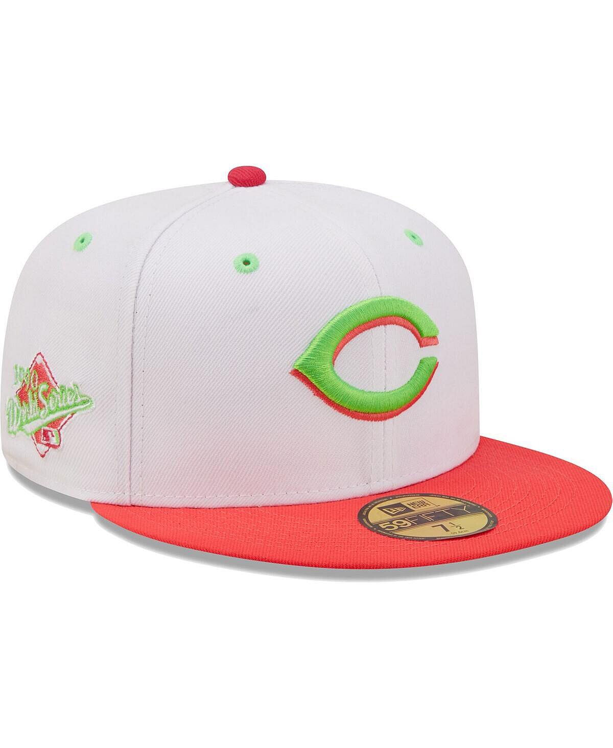 

Мужская белая, коралловая шляпа Cincinnati Reds 1990 World Series Strawberry Lolli 59FIFTY. New Era