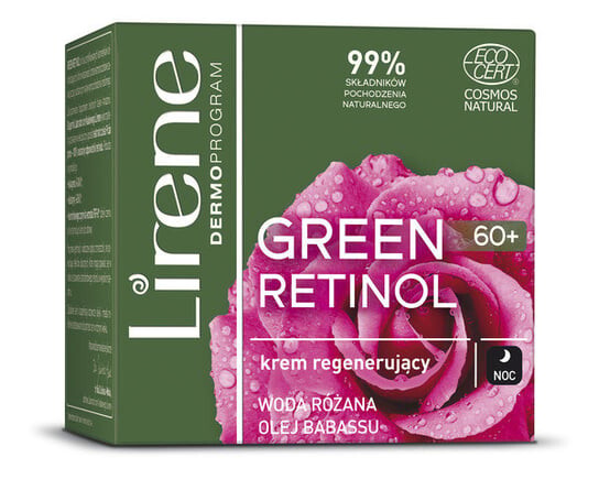 

Восстанавливающий ночной крем 60+ 50мл Lirene Green Retinol