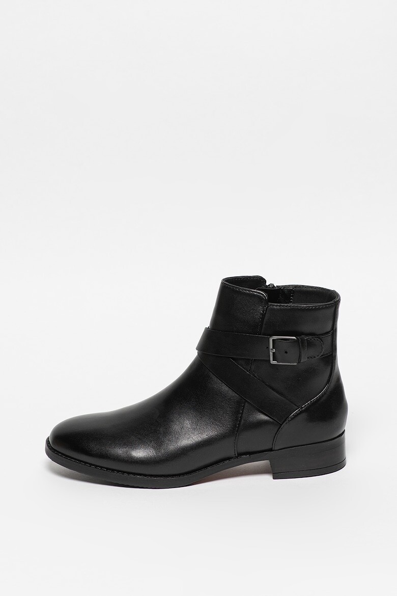 

Кожаные ботинки Hamble с пряжкой Clarks, черный
