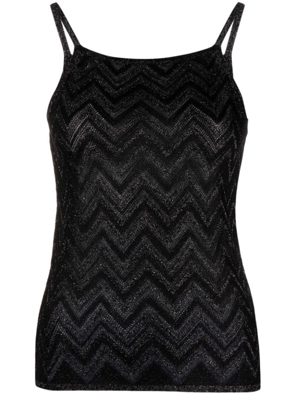 

Missoni декорированный топ с узором шеврон, черный