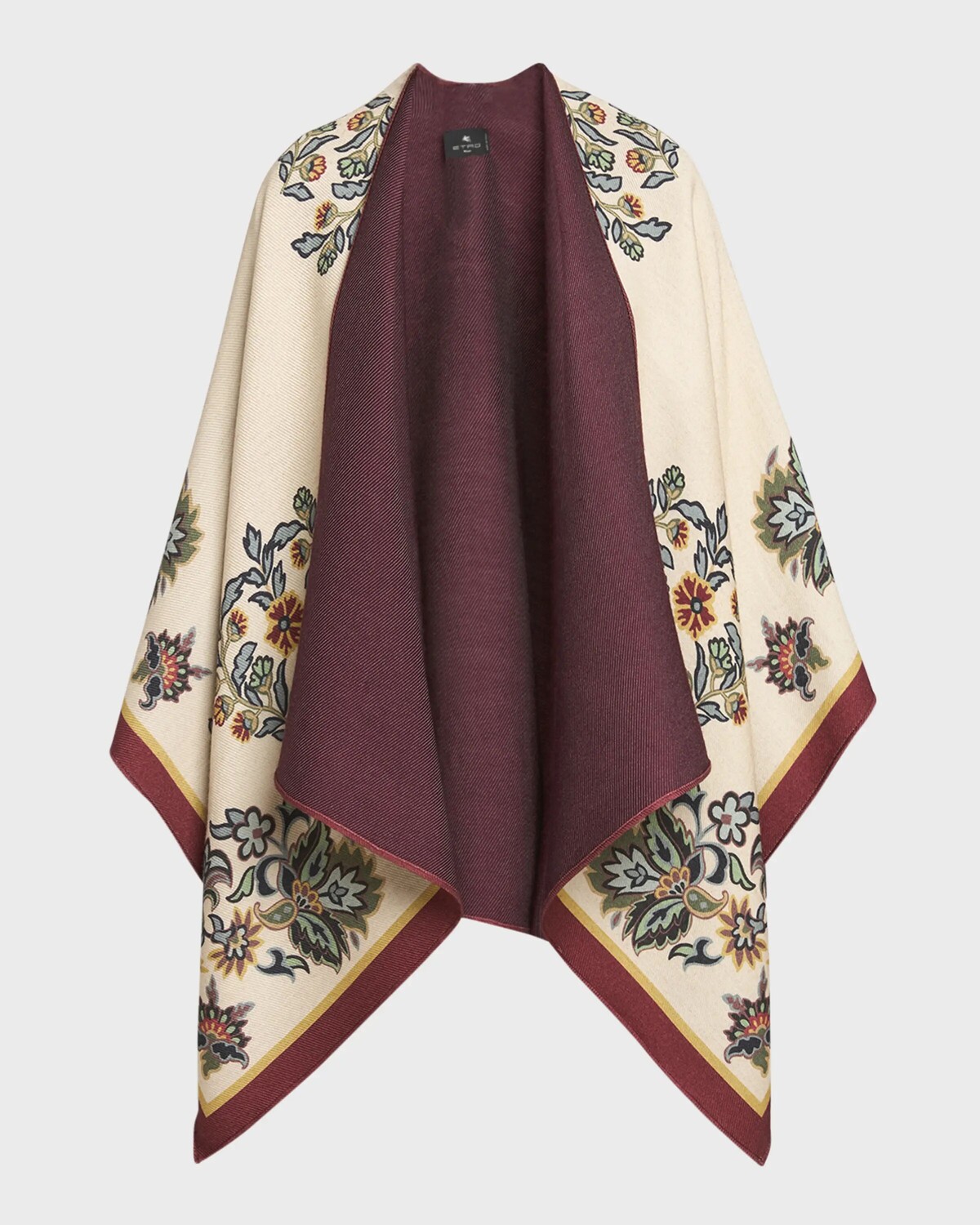 

Накидка Белого Цветка Etro, цвет Print On Beige Base