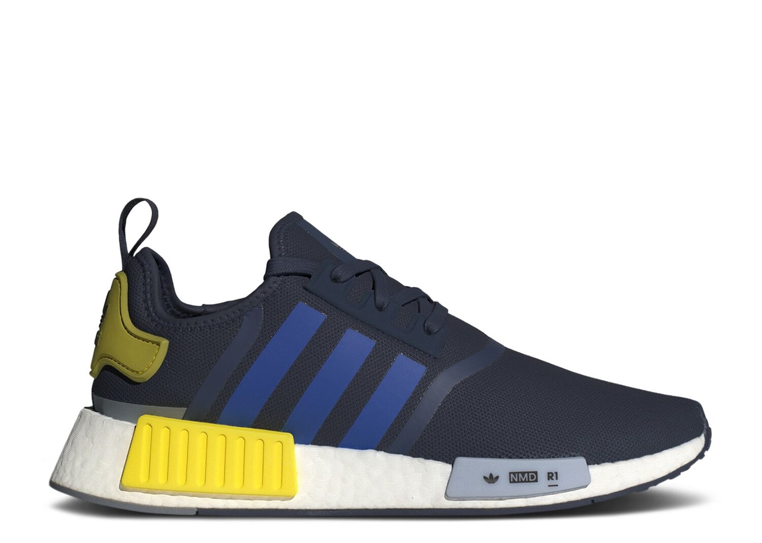 

Кроссовки adidas Nmd_R1 'Night Indigo Yellow', синий
