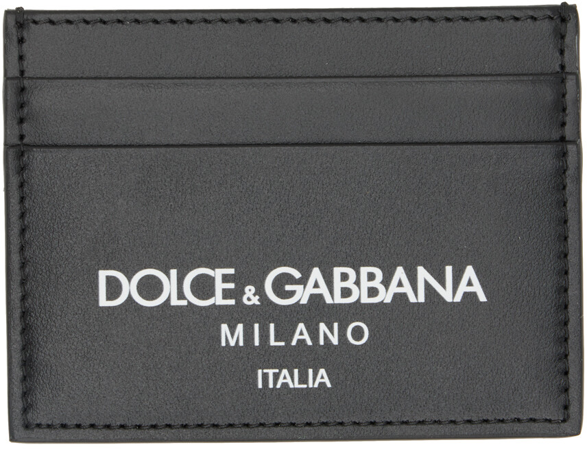 

Визитница с черным логотипом Dolce & Gabbana