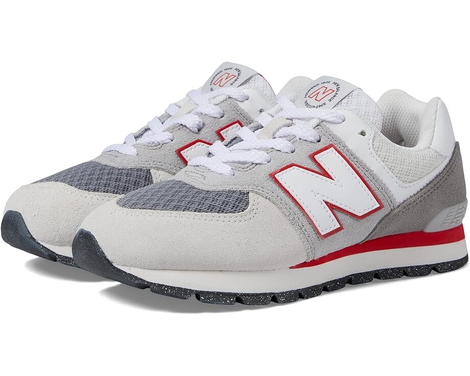

Кроссовки New Balance GC574v1, цвет Rain Cloud/True Red