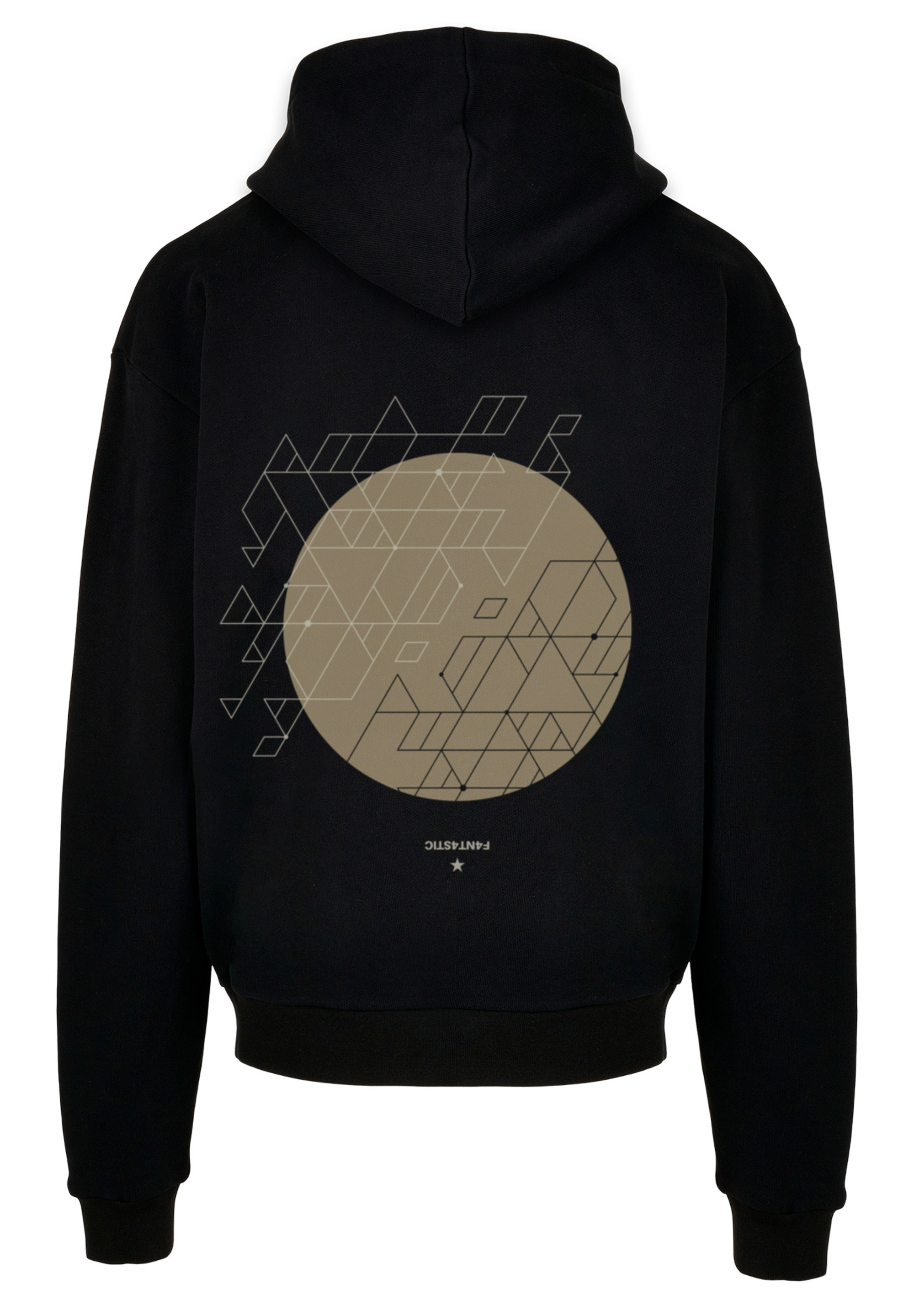 Пуловер F4NT4STIC Ultra Heavy Hoodie Geometrics Grau, черный