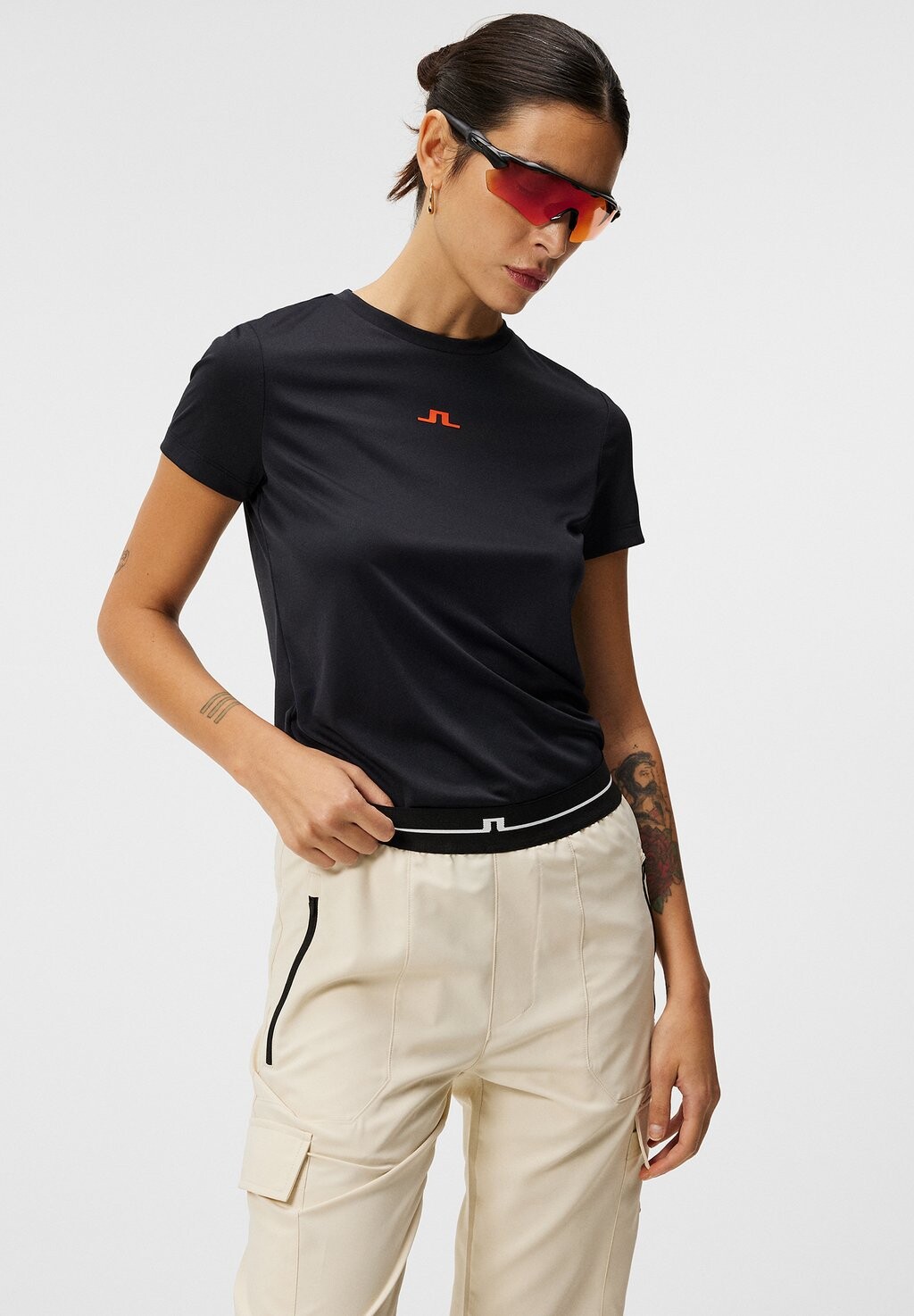 

Футболка базовая ADA J.LINDEBERG Sports, цвет black