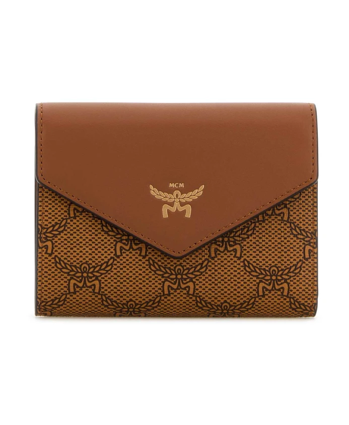 

Холщовый кошелек Mcm, коричневый