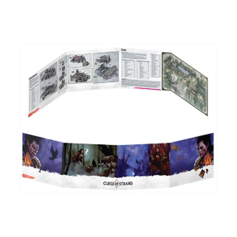 

Dungeon Master's Screen - Curse of Strahd, Dungeons & Dragons - Gaming Aids (5th Edition) (Gale Force Nine), твердый переплет