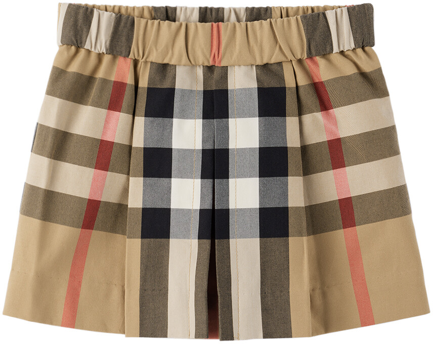 

Юбка в клетку Baby Beige Archive бежевый Burberry