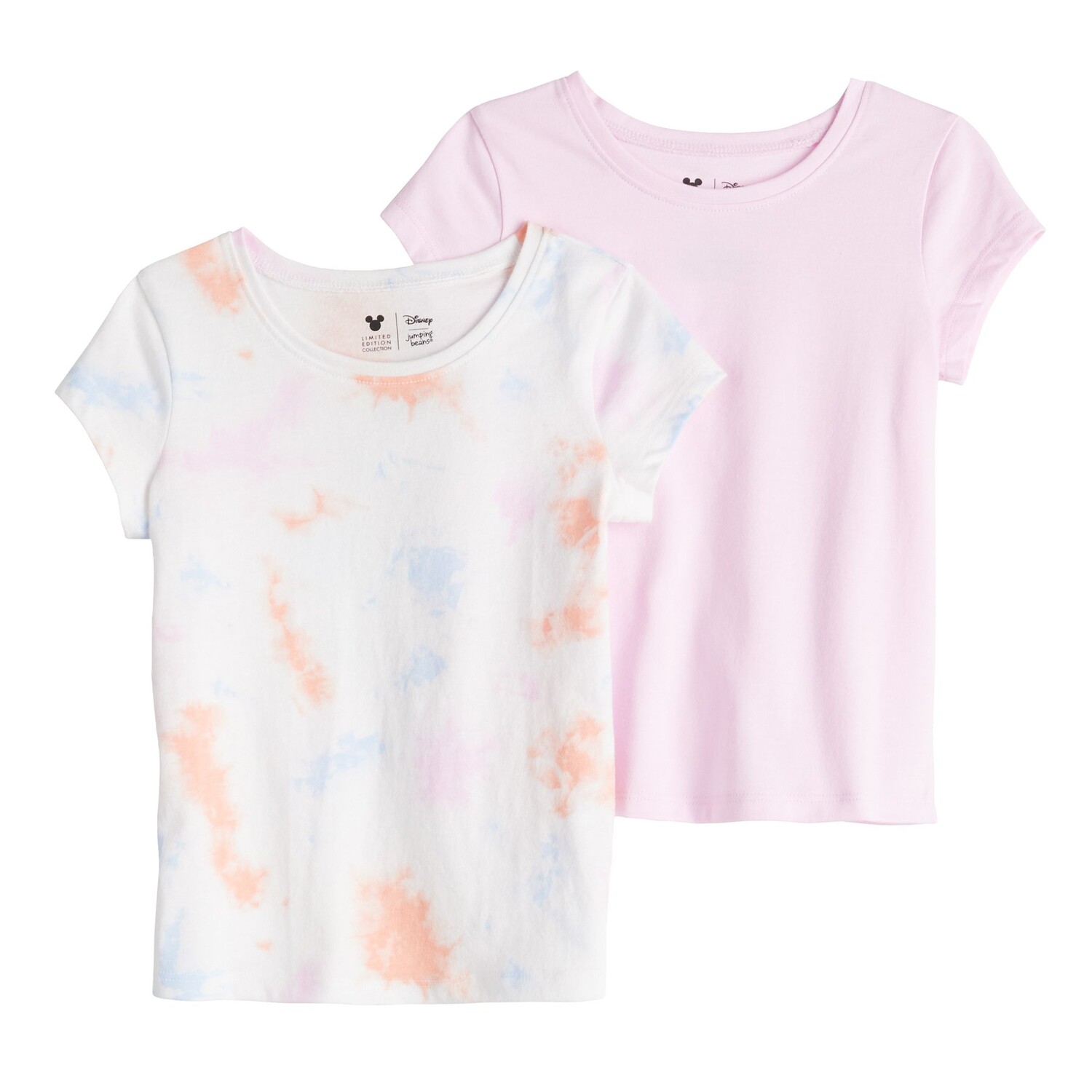 

Футболки Tie Dye и Solid Core для девочек Jumping Beans, 2 шт. Jumping Beans