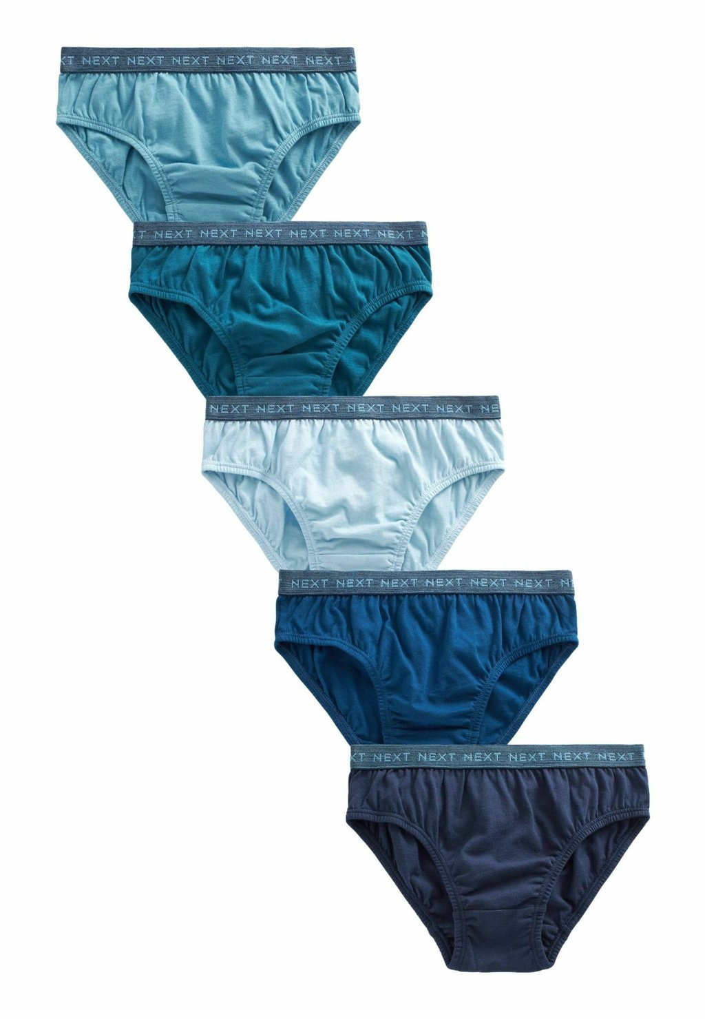 Трусы 5 PACK Next, цвет blue jacquard waistband