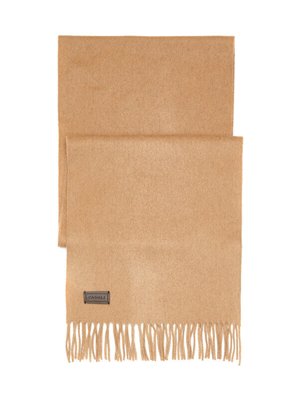 

Мужской кашемировый шарф camel Canali