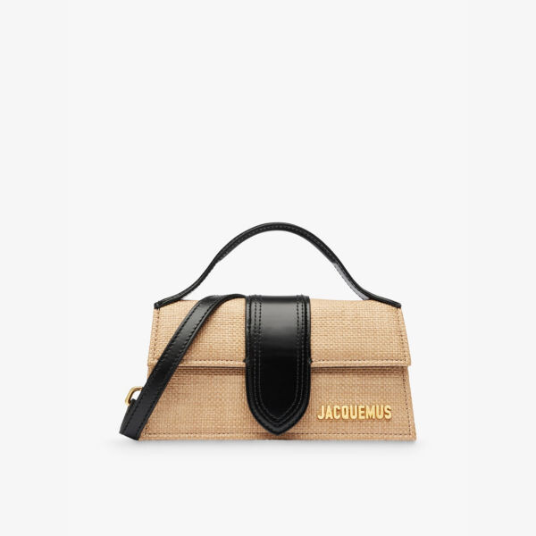 

Сумка Le bambino из плетеной кожи с верхней ручкой Jacquemus, белый