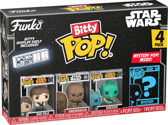 Funko Bitty POP!, Коллекционная фигурка, «Звездные войны», упаковка из 4 штук Funko POP! цена и фото