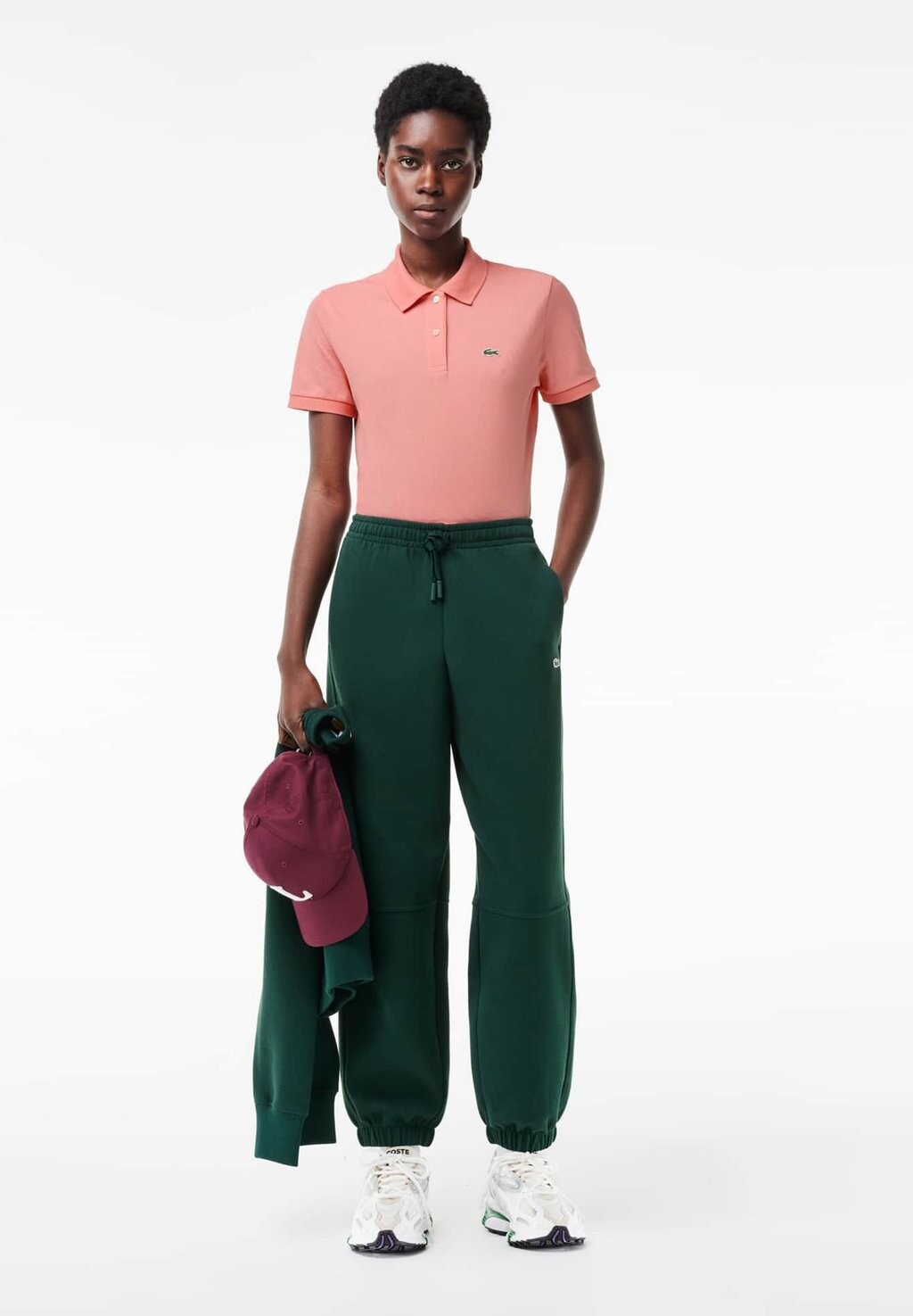 

Рубашка поло Lacoste, розовый