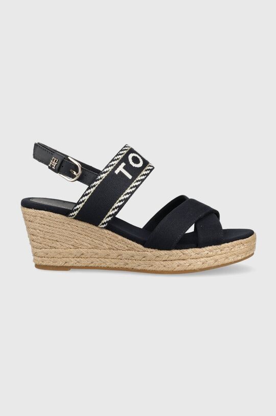 Сандалии SEASONAL WEBBING MID WEDGE Tommy Hilfiger, темно-синий