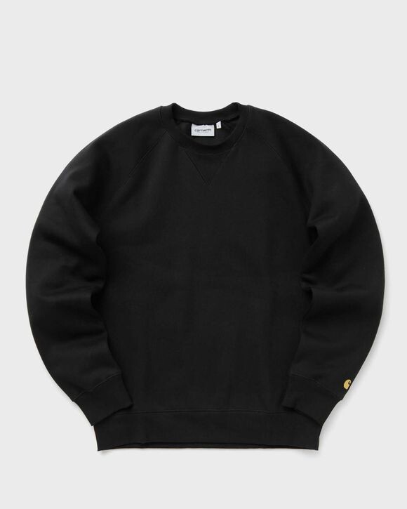 

Флис Carhartt Wip Chase Sweat, цвет black / gold