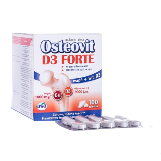 Остеовит Д3 Форте, БАД, 100 таблеток ASA