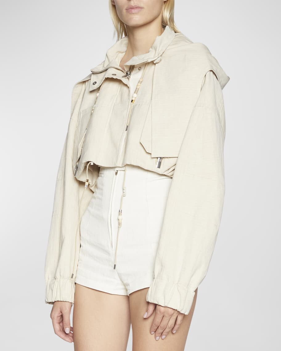 

Укороченная куртка Raphia Parka Jacquemus