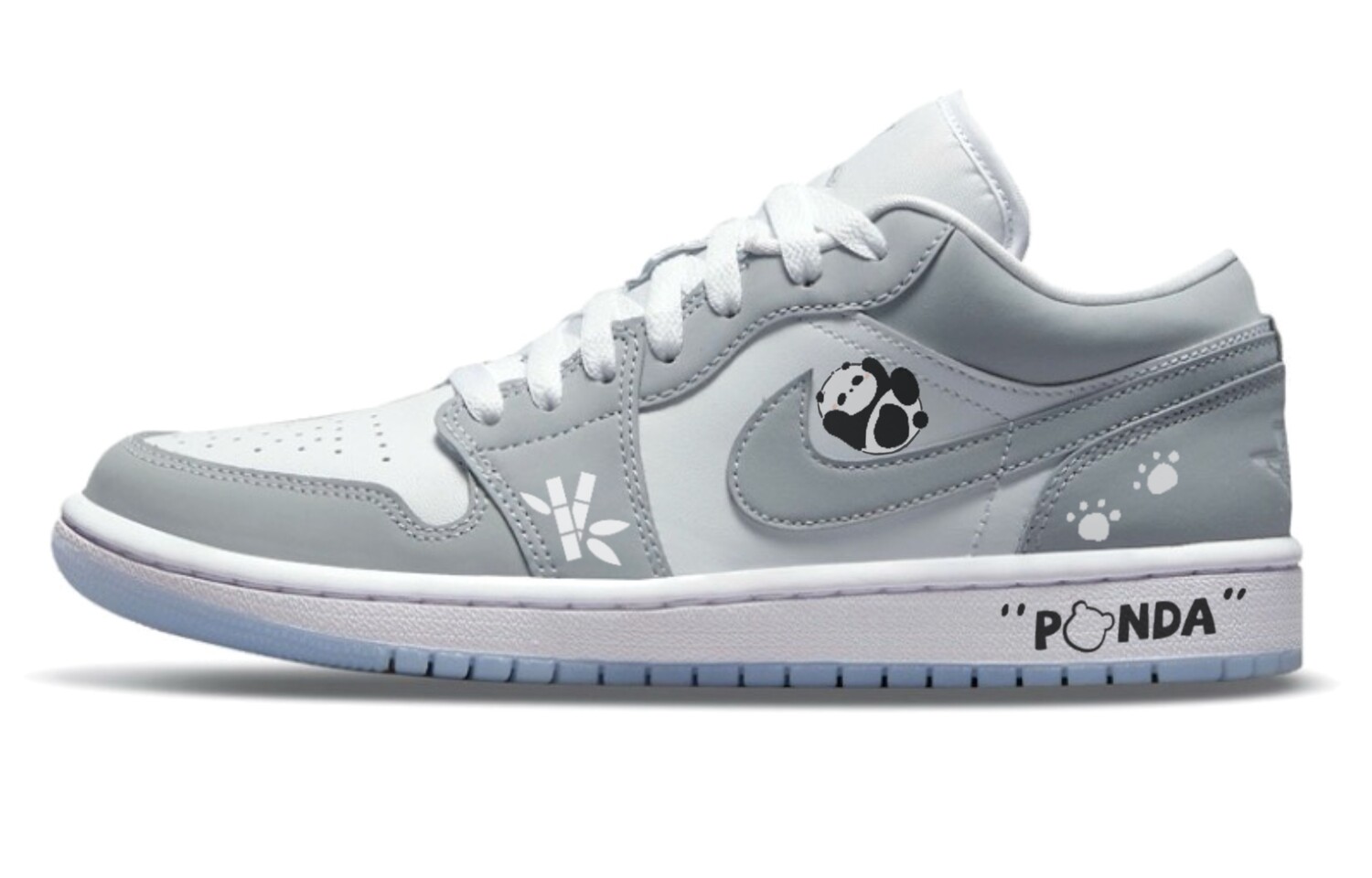 

Кроссовки Air Jordan 1 Vintage Basketball Shoes Women's Low-top White/gray, белый/серый