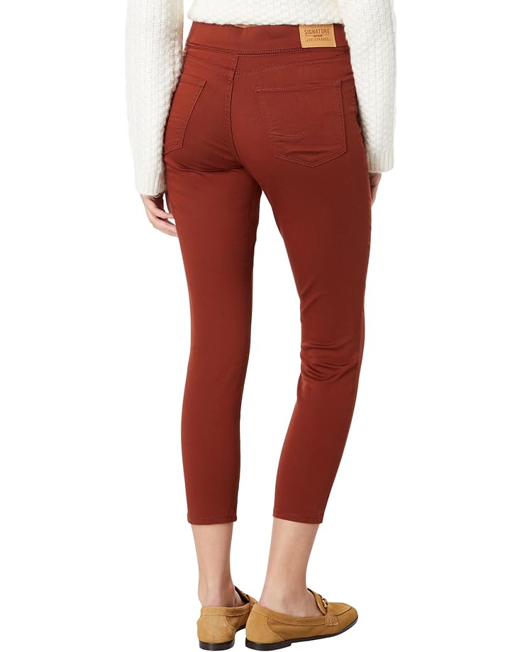 Джинсы Signature by Levi Strauss & Co. Gold Label Totally Shaping Pull-On Skinny Jeans, цвет Cherry Mahogany